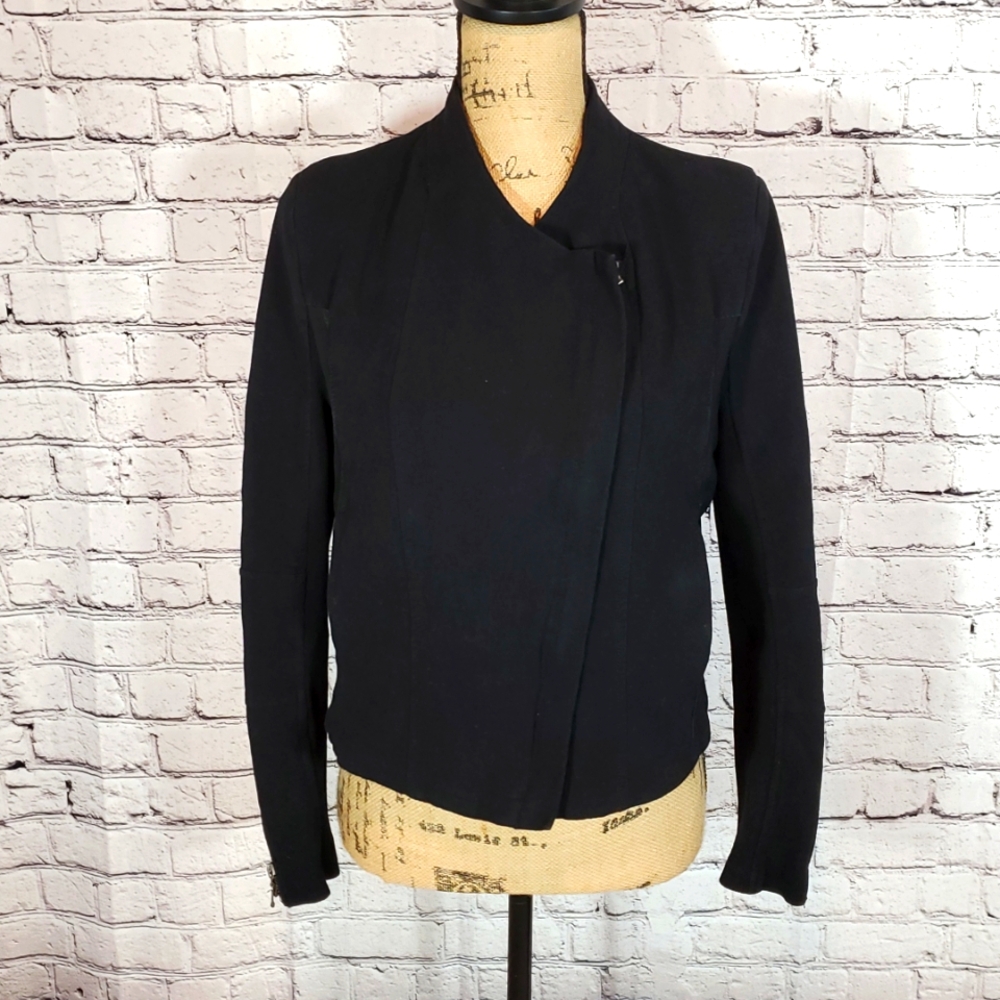 Blank NYC Moto Style Jacket with Mesh Cut Outs Size M